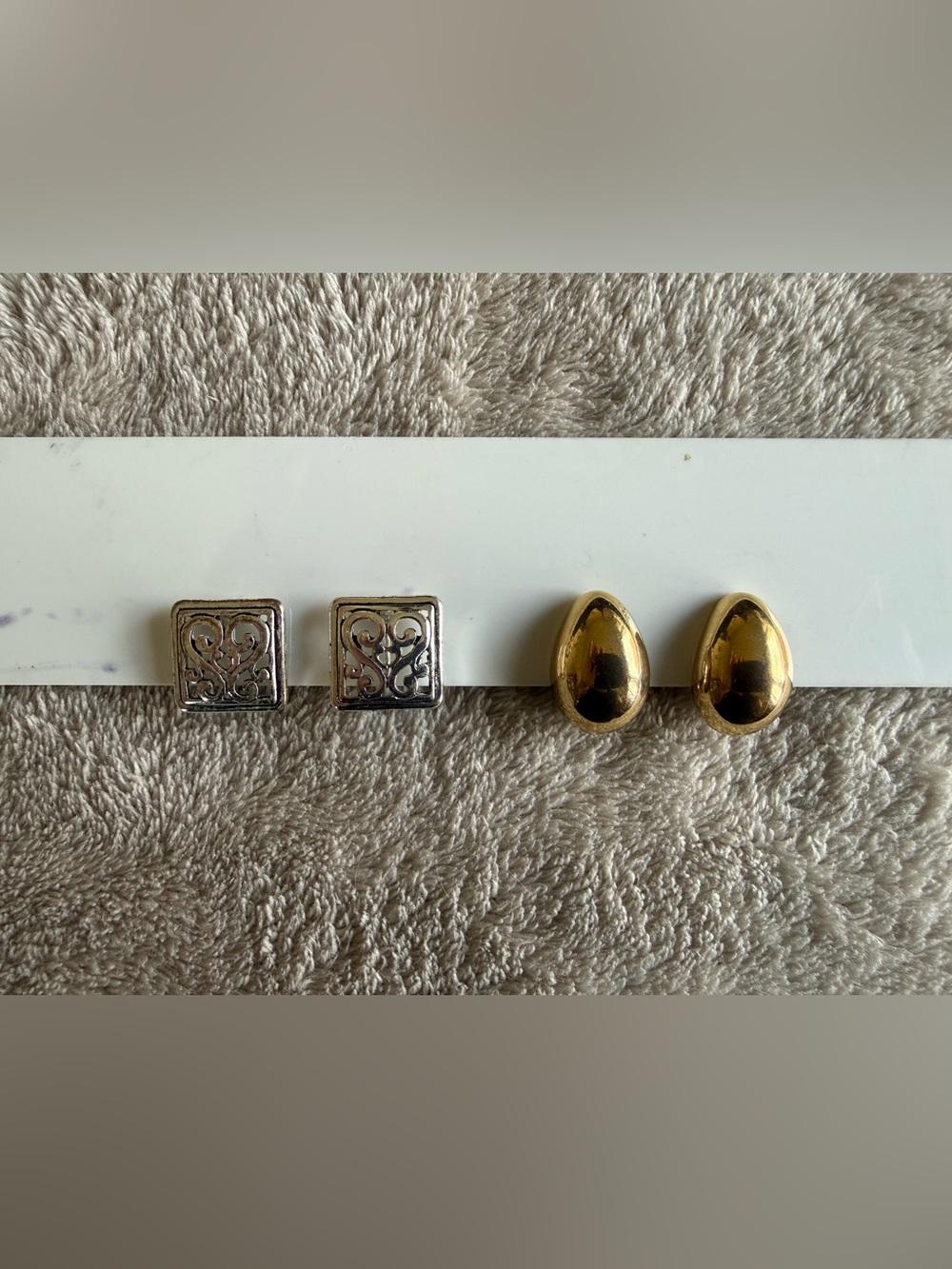 2 Pairs of Vintage 1990’s Clip Earrings